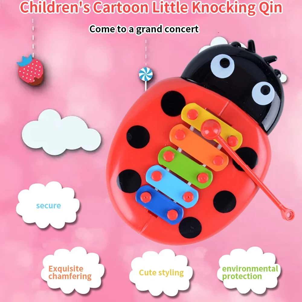 الأطفال طفل قرع أداة لعب الحشرات الأيدي العزف على البيانو مونتيسوري ألعاب تعليمية آلة موسيقية ألعاب الأطفال
