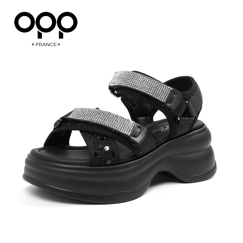 

Летние женские сандалии OPP, популярные модные тапочки, повседневная обувь, женские сандалии, увеличивающие рост