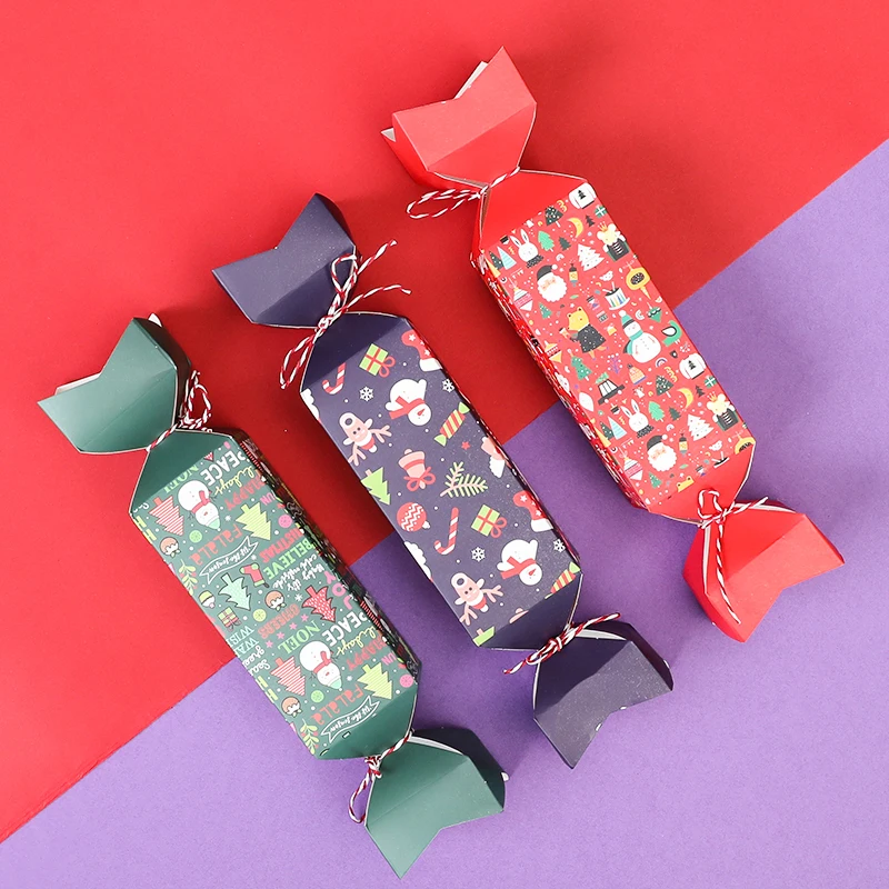 12PCS Christmas Candy Box Craf - огляд і ціна Papercraft Supply Ribbon