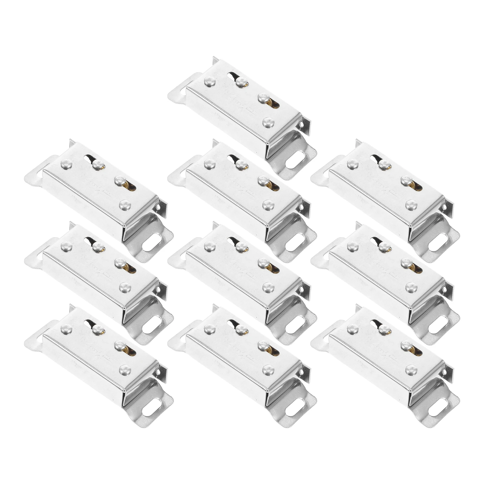 

10 Pairs Spring Door Ball Catch Stainless Steel Durable Cabinet Closet Roller Latch Sliding Door Pulley Hardware Replacement