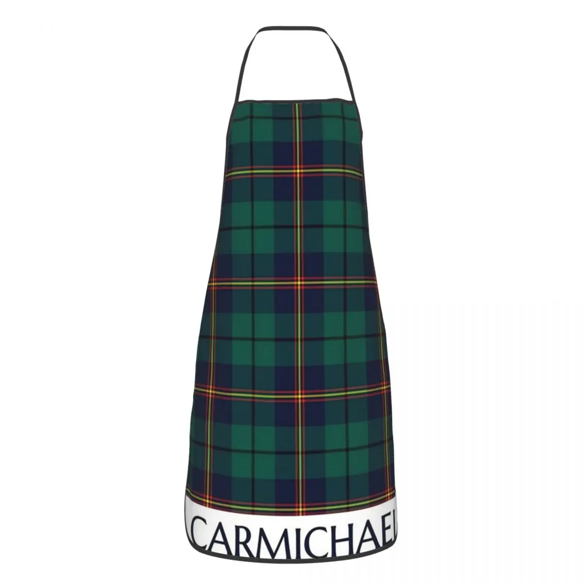 Clan Carmichael Tartan Apron Chef Cooking Cuisine Tablier Waterproof Bib Kitchen Cleaning Pinafore for Women Men Gardening