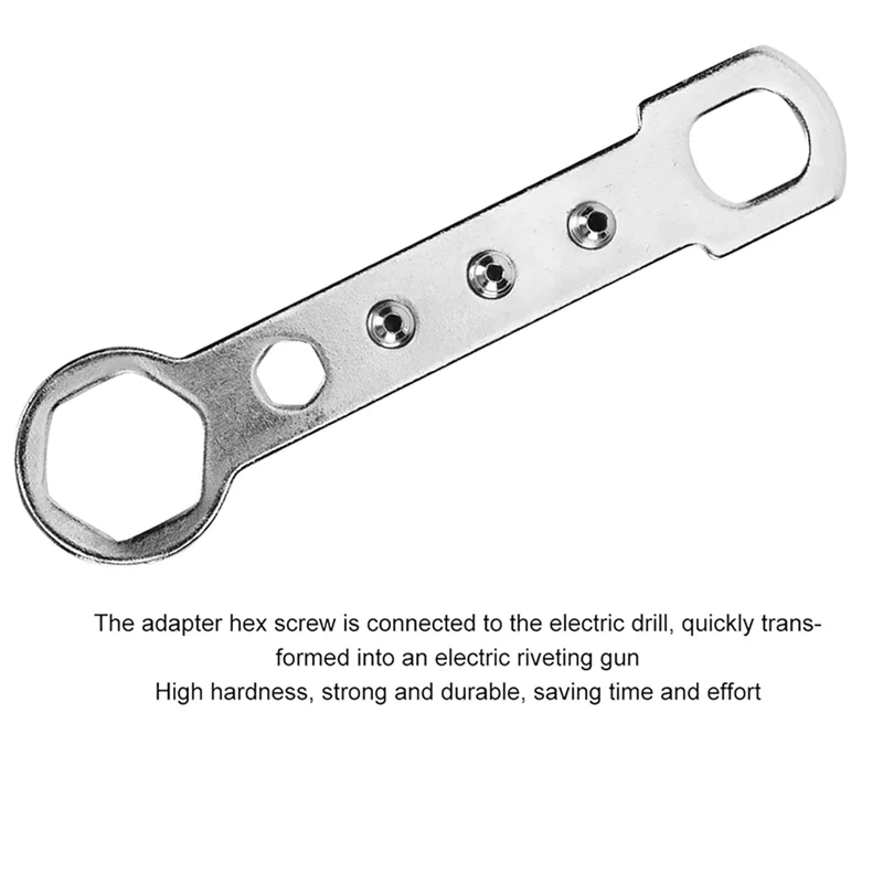 Juego de cabezales remachadores eléctricos A93Z, herramienta de taladro remachador inalámbrico, adaptador remachador, accesorios de taladro remachador de alta dureza