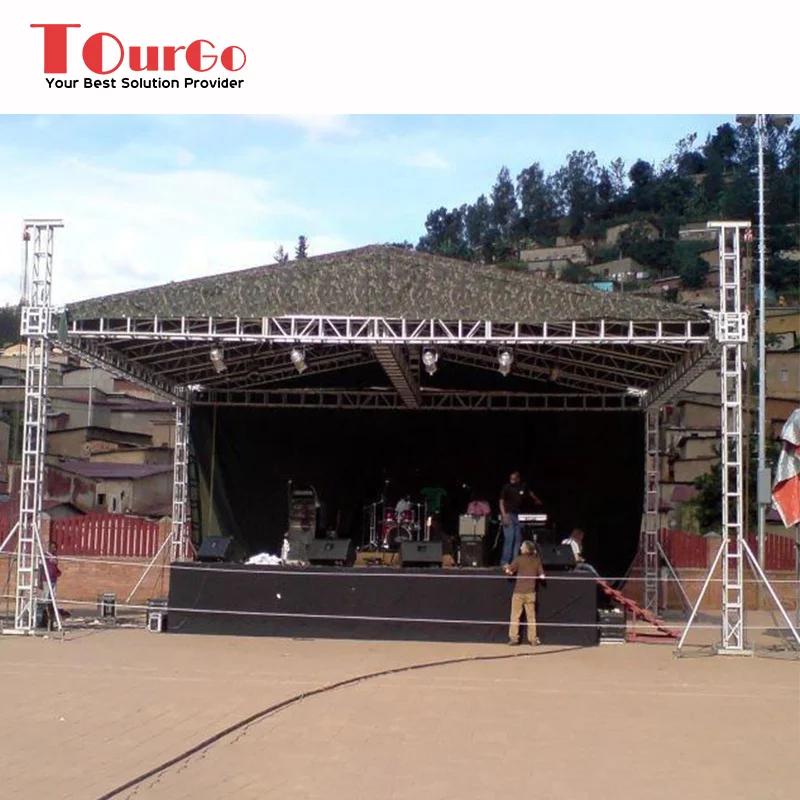 

TourGo Outdoor Aluminum Stage Triangular Roof Truss for Concert