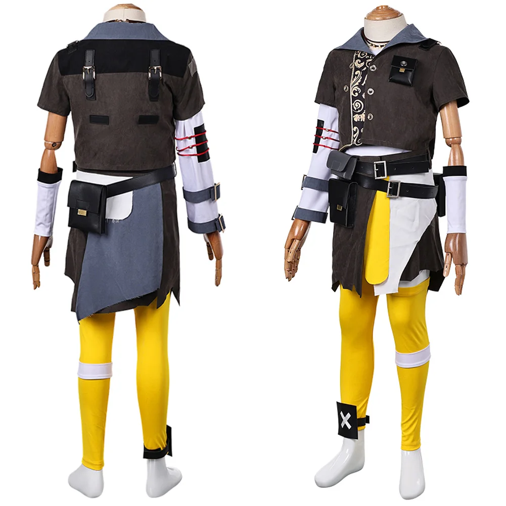 Arcane Isha คอสเพลย์เครื่องแต่งกายเด็กเสื้อกางเกงเข็มขัดหมวกเกม LoL Isha ปลอมตัวแฟนตาซีชุดฮาโลวีน Carnival Party ชุด