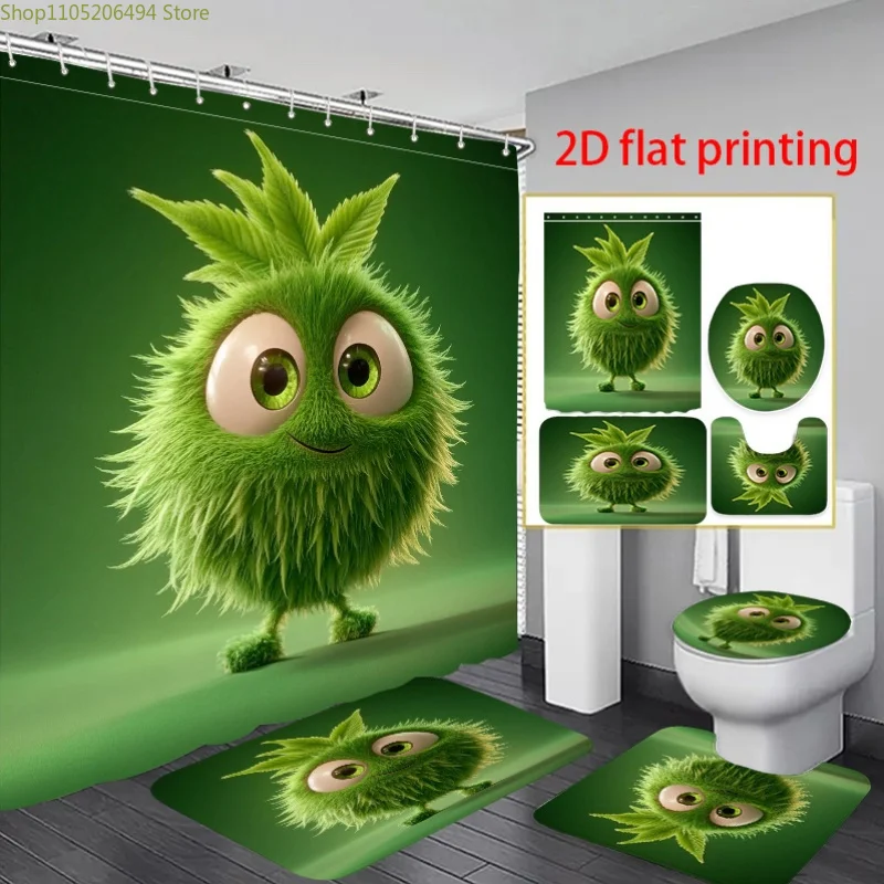 

Набор из 4 тыквы с осенними листьями на День Благодарения — уютная занавеска для душа в ванной комнате с подкладкой и крючками, декор для осеннего фестиваля