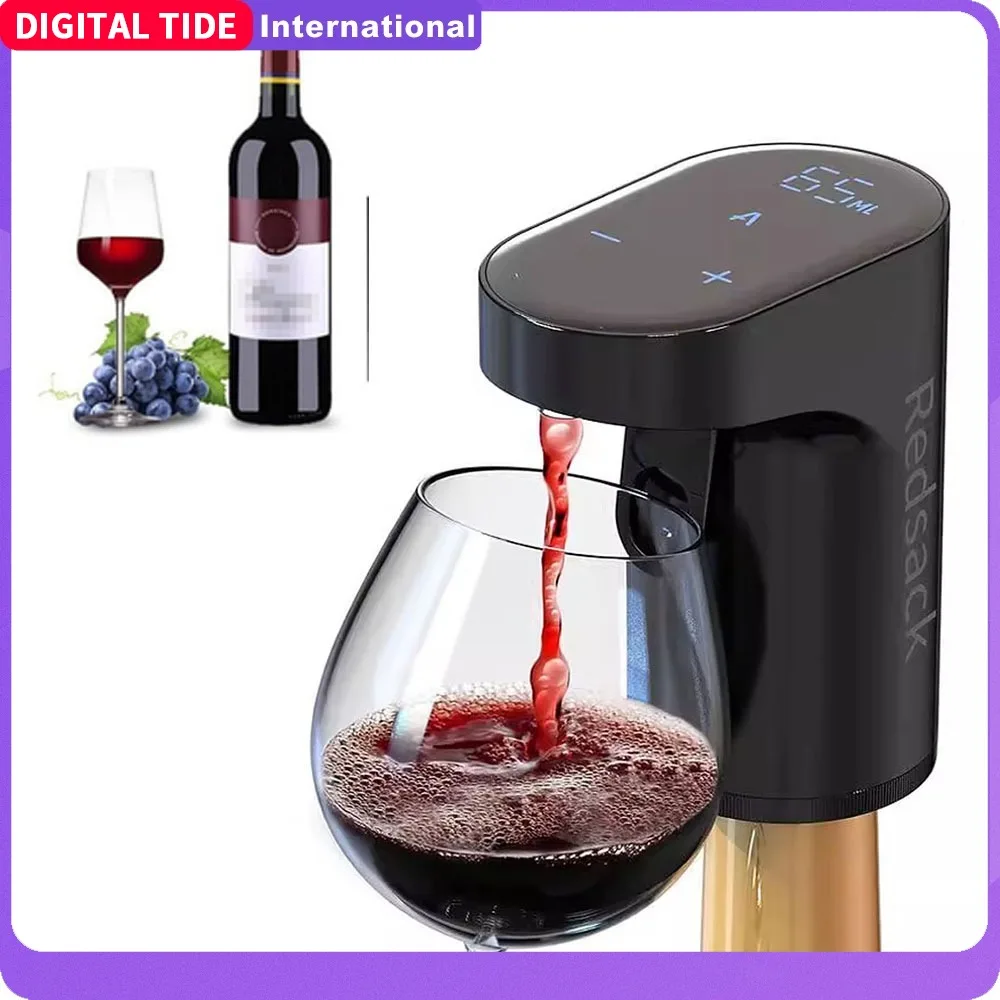 

Smart Electric Wine Decanter Automatic Wine Aerator, Wine Dispenser with USB Rechargeable,Wine Lover for Women&Men