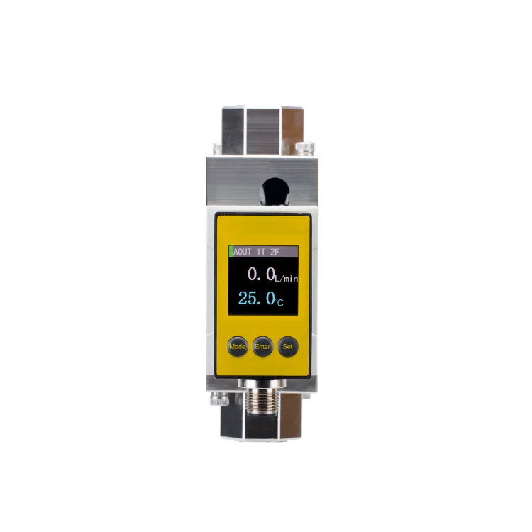 Compact Eddy Current Sensor Dual Flow Temperature Display for Cooling System