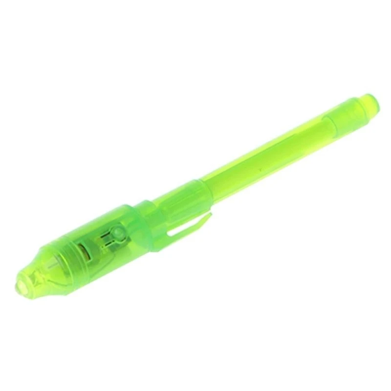 

62KA 6Pcs/Set Invisible Pen Built in UV Light For Pen Safety To Use