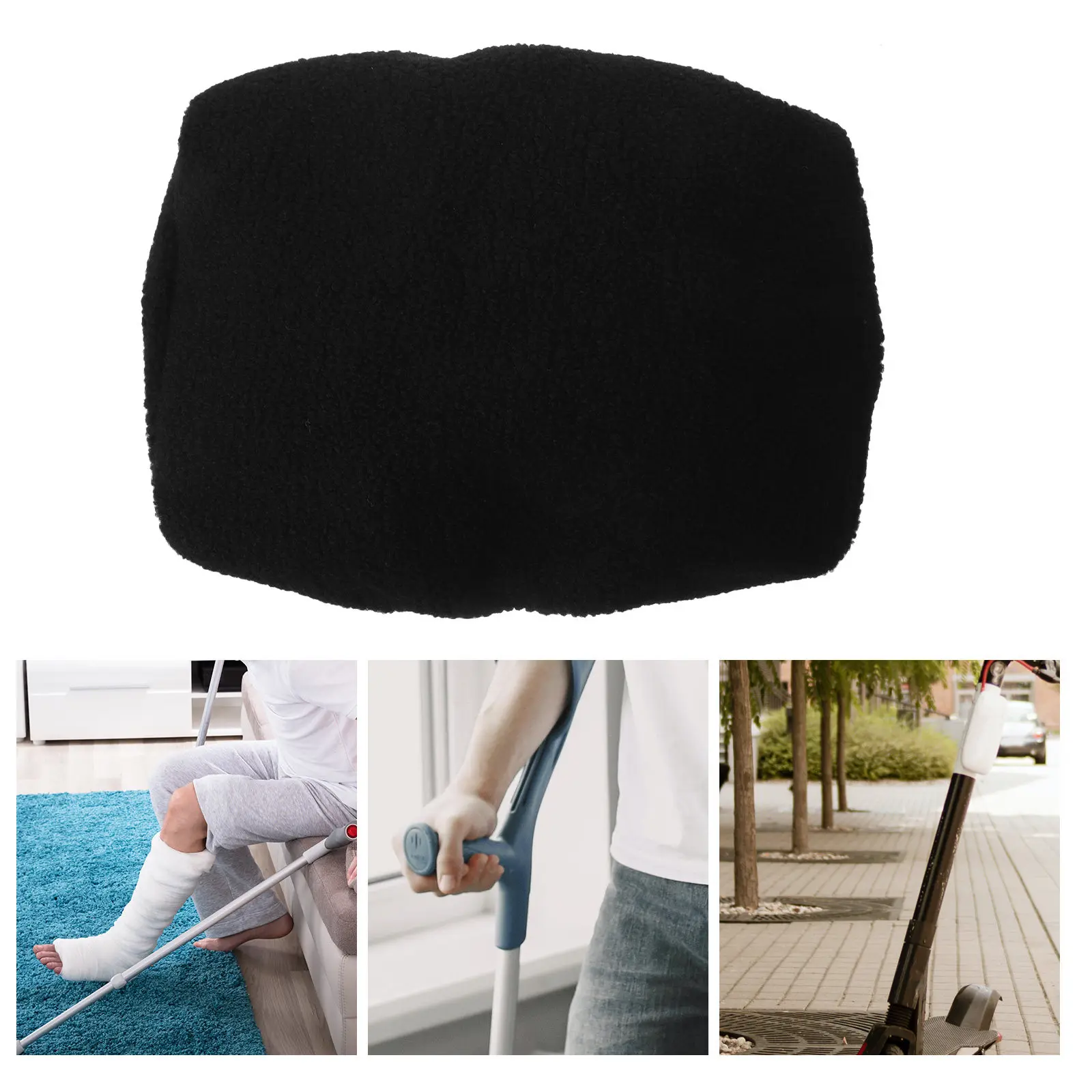 Knee Scooter Pad Cover – Elastic Stretch Adjustable Comfortable Cushion for Knee Walker, Reusable Rest Pad