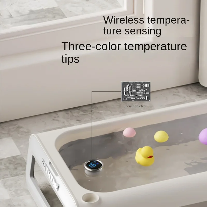 Intelligent Digital Display Temperature Sensitive Foldable Bath for Newborn,large 0-8 Years Old Bath for Children Baby Bath Tubs