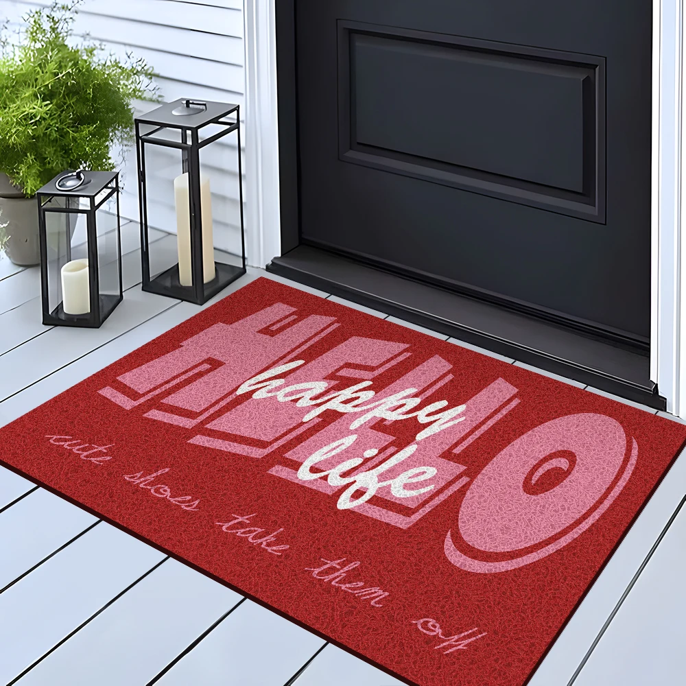 

Simple HI Modern Doormat Funny Entrance Rugs Entrance Indoor Outdoor Rug Resist Dirt Entrance Doormat