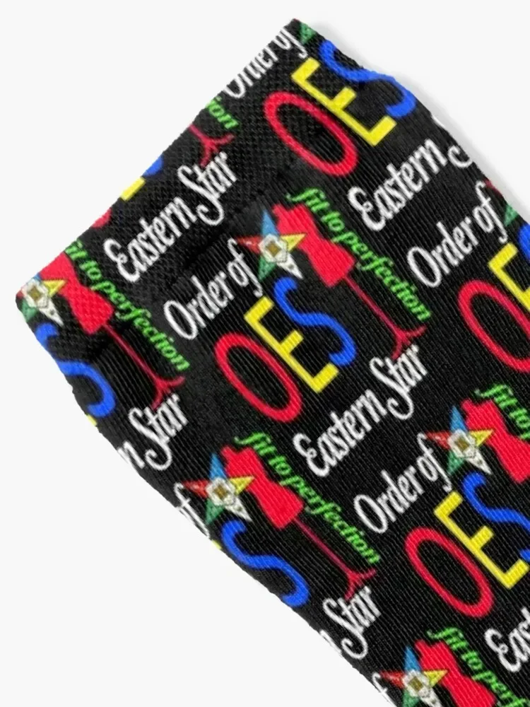 OES Style Order Of The Eastern Star Logo Sistar Fit To Perfection Socks funny gifts winter gifts cotton Socks Female Men's