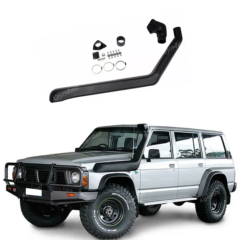 Off Road 4x4 Exterior Accessories Air Intake Snorkel Kit For 1988-1997 NISSAN Patrol GQ Y60 TB42 TD42 RB30 Wading Breath Tube