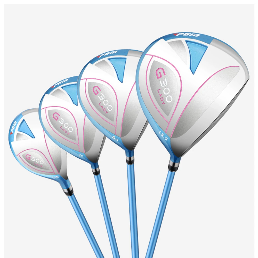 PGM-Women Right Hand Golf Clubs, Aluminum Alloy Head, Carbon Shaft,High Rebound Drivers, 1 # Wood Pole, MG035