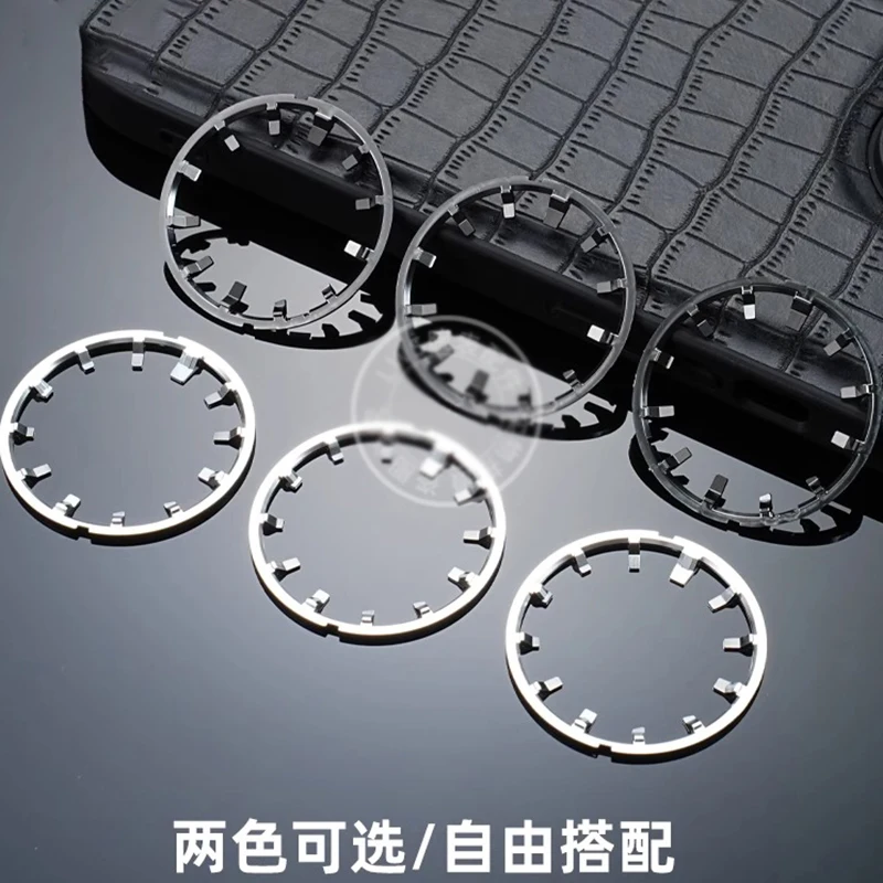 สําหรับ Casio G-SHOCK GM-2100 Scale วงกลม DIY GM2100 Casioak Shadow ภายใน Marker แหวนดัดแปลงพลาสติกซิลิโคนนาฬิกาอุปกรณ์เสริม