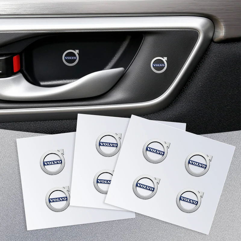 

1/2/5/10pcs Car Badges Auto Interior Decor Logo Stickers For Volvo Land Rover Toyota Hyundai Volkswagen Suzuki Kia Chevrolet