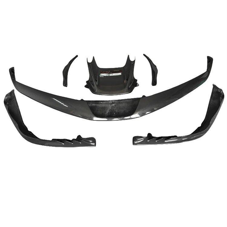 

OEM style dry carbon fiber front lip front corner front spoiler body kit parts Used for Ferrari SF90