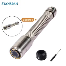 SYANSPAN 23mm Pipe Inspection Camera Accessoires, Drain Pipeline Industrial Endoscope Camere 12LED  Single lens without pulley