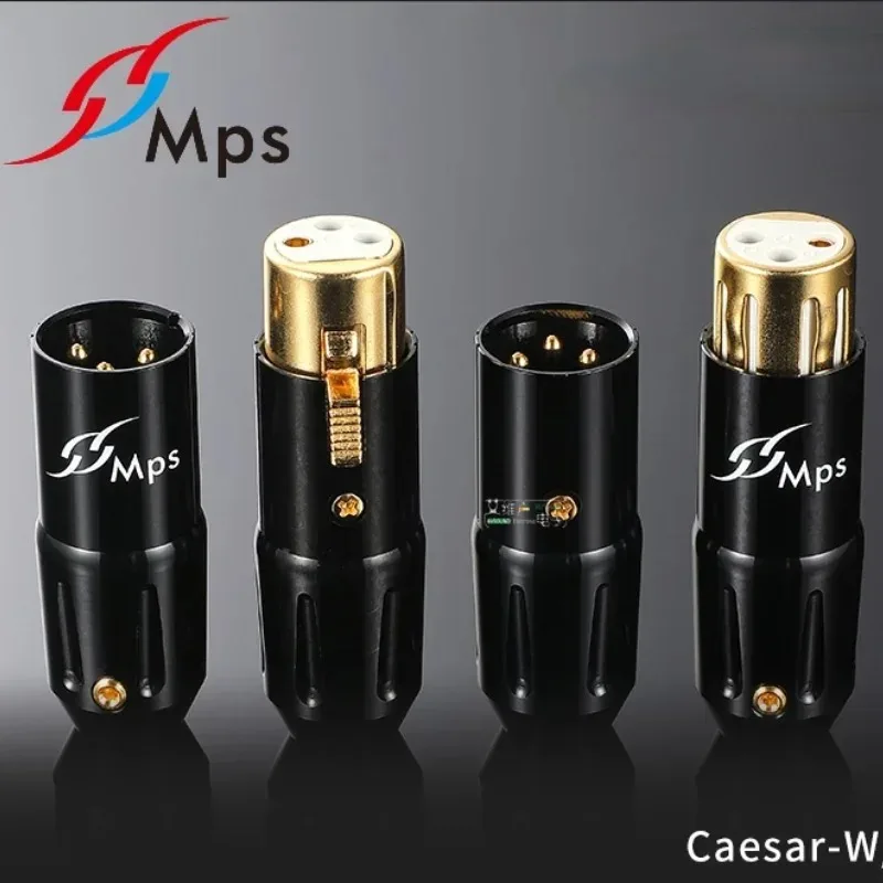 

1Pcs MPS Taiwan Caesar-W/M Gilded Fever Power Amplifier Front Stage and Rear Stage XLR Balanced Line Plug Microphone 3-core HIFI
