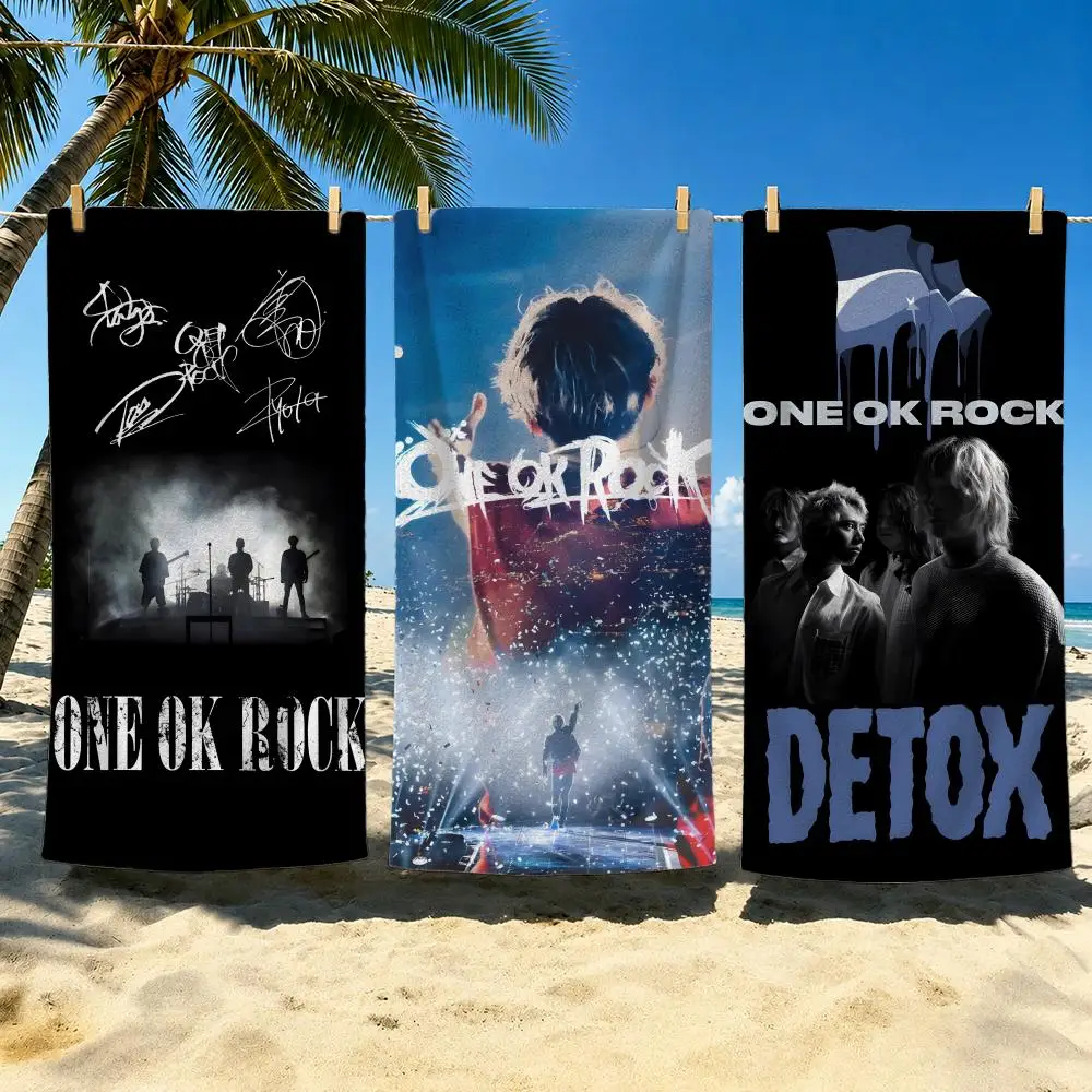 Band ONE OK ROCK Towel Towel Soft Pool Gift For Travel Gym Shower Cool Camping Quick Dry Sports  Large Beach Towel