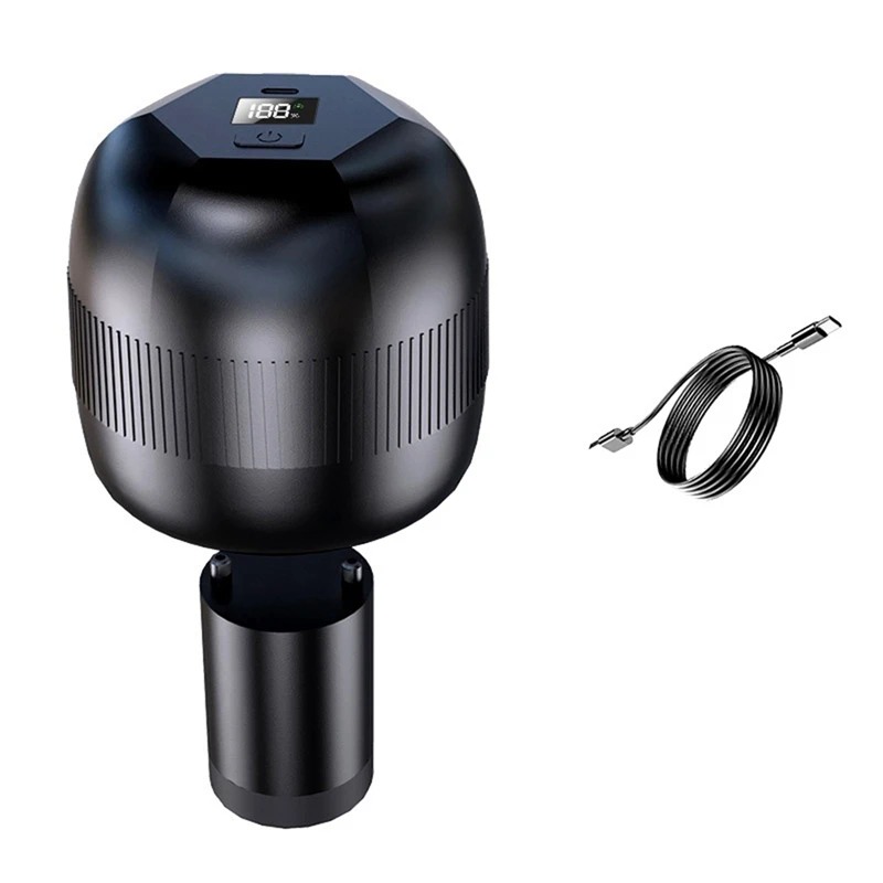 Электрический вакуумный упаковщик для банок Mason с цифровым ЖК-дисплеем, беспроводной вакуумный упаковщик, комплект для банок Mason с широким и обычным ртом