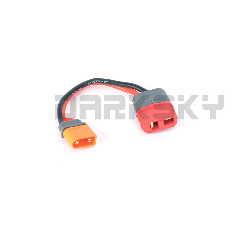 Adaptador RC XT60 Hembra A T Deans Macho, Conector Para Baterías De Coches Y Drones, Material PA Resistente