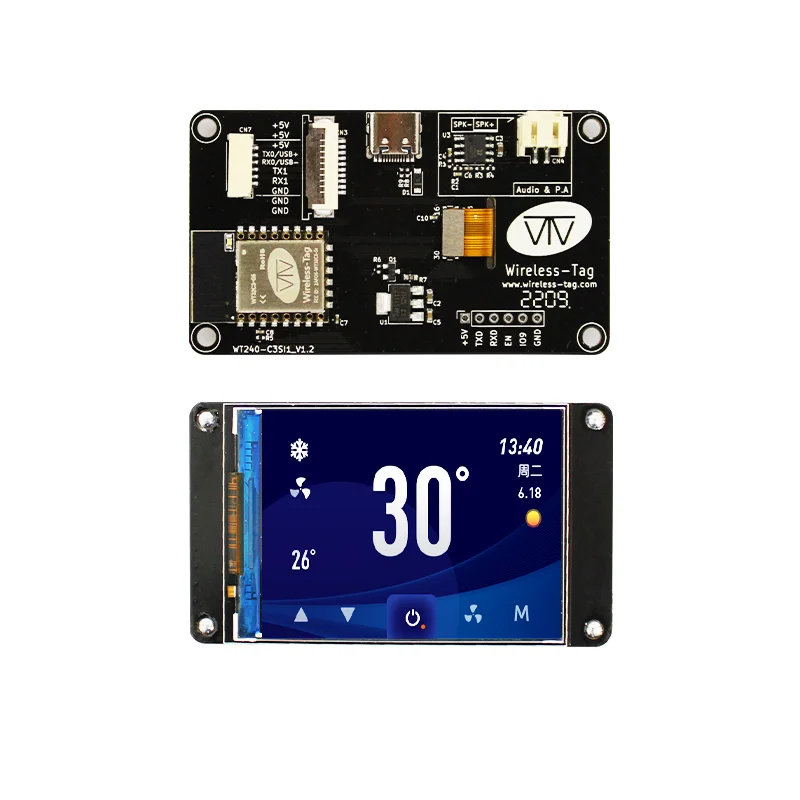 

New ZX240-C3SI1 2.4 inch IPS Screen Display Module 320X240 ESP32 Development Board Bluetooth WiFi