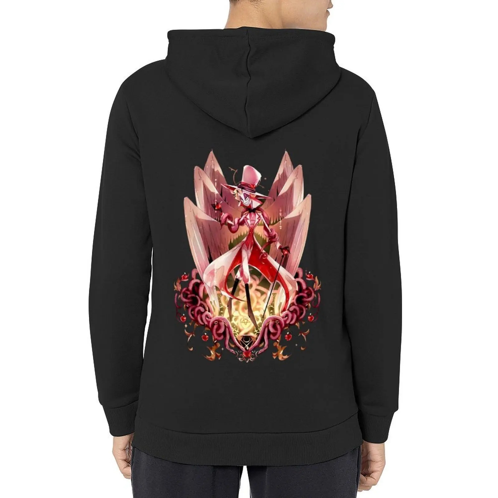 

Hazbin Lucifer Hoodie men's winter sweater mens clothing korean autumn clothes male clothes japanese hoodie