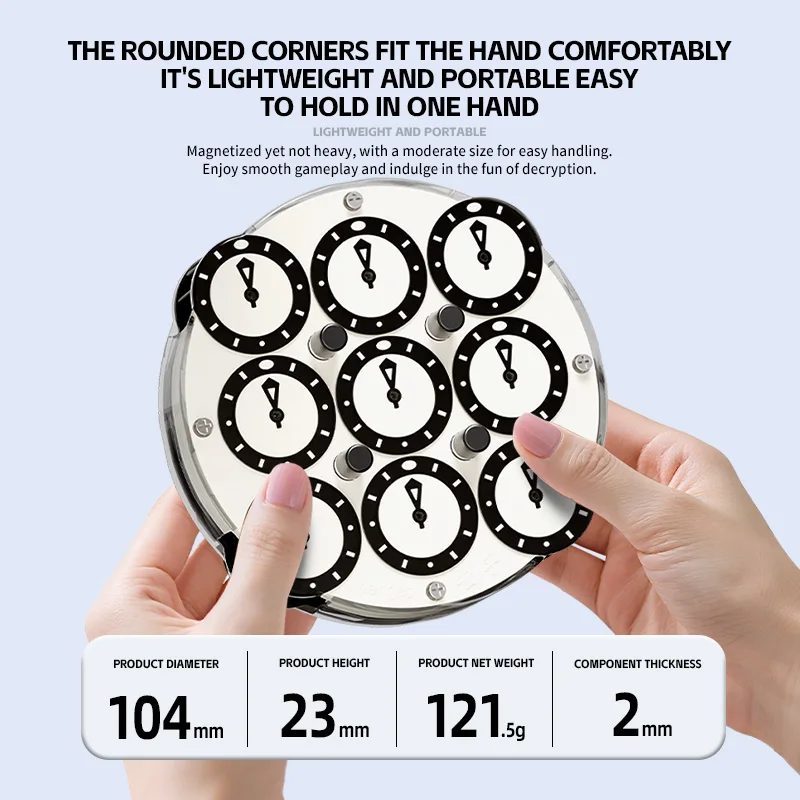 NEW SENGSO Magic Clock V2 4x4 Magnetic Puzzle Clock Cube Puzzle Shengshou Dragon Scale Clock 4x4 Toys Gift