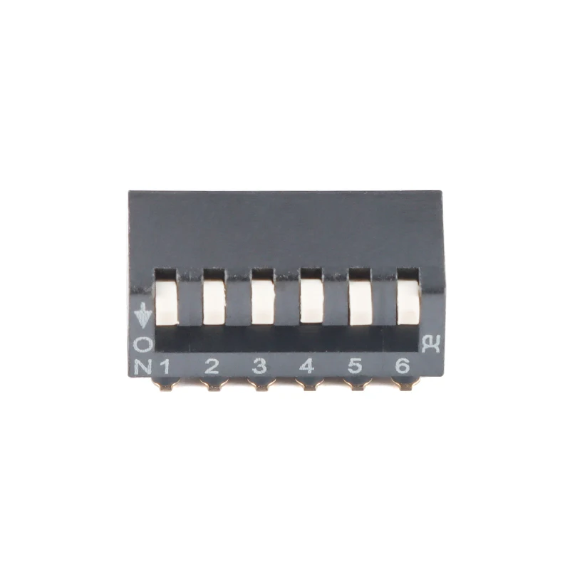 Original DSPV06LSGET 2.54mm pitch 6-position key type SMD DIP switch/toggle code switch