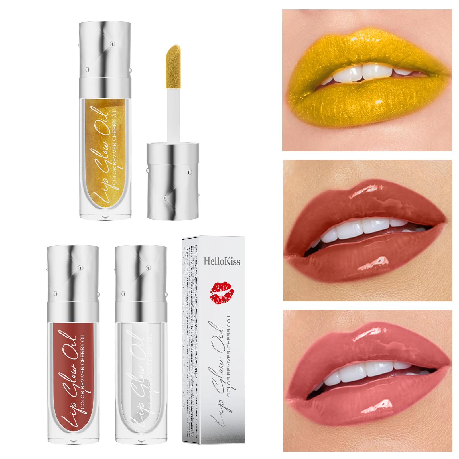 カラーリップバーム 保湿 透明リップバーム リップオイル リップグロス 唇に潤いを与える