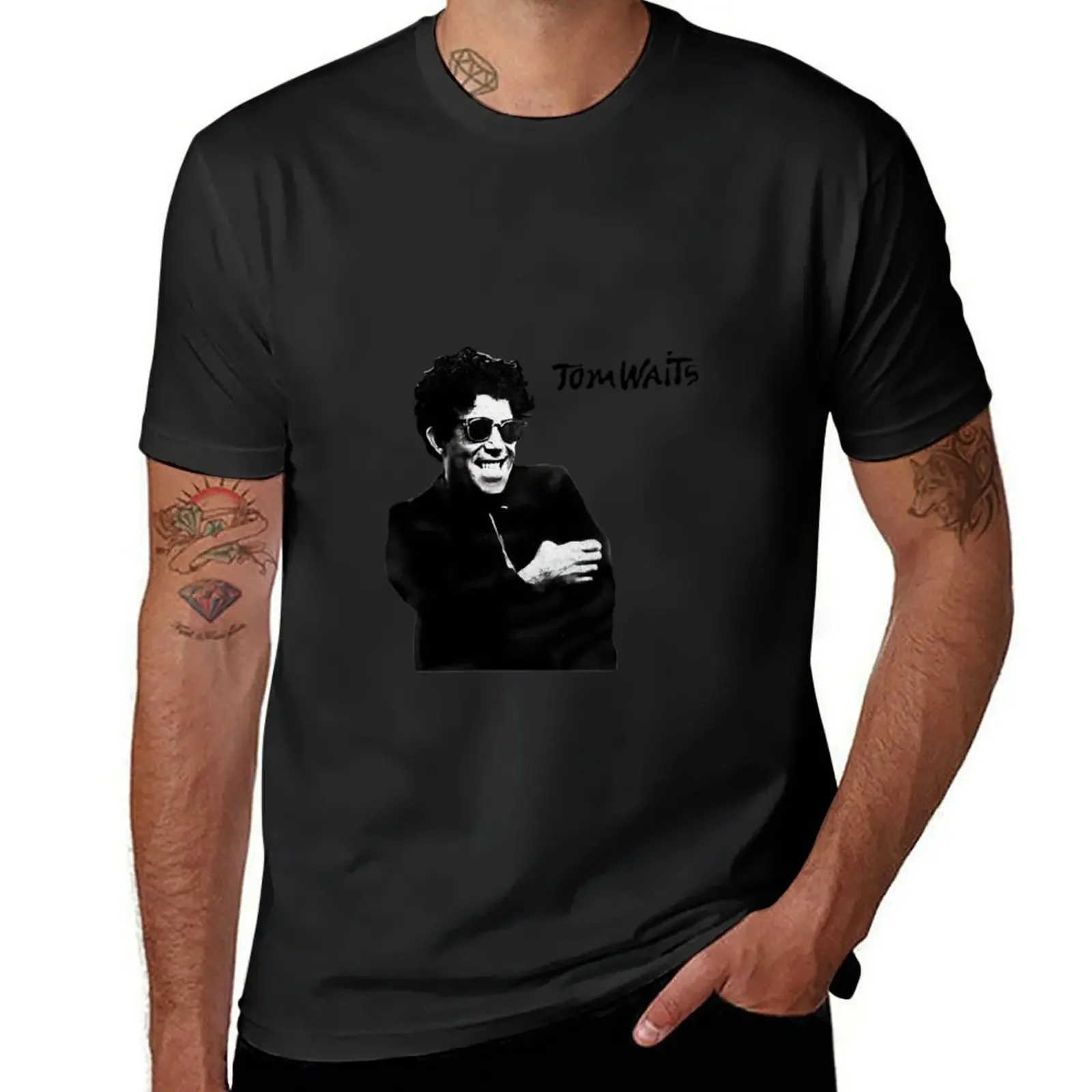 Winona Ryders Tom Waits TShirt Classic TShirt1620 T-Shirt customizeds mens workout shirts