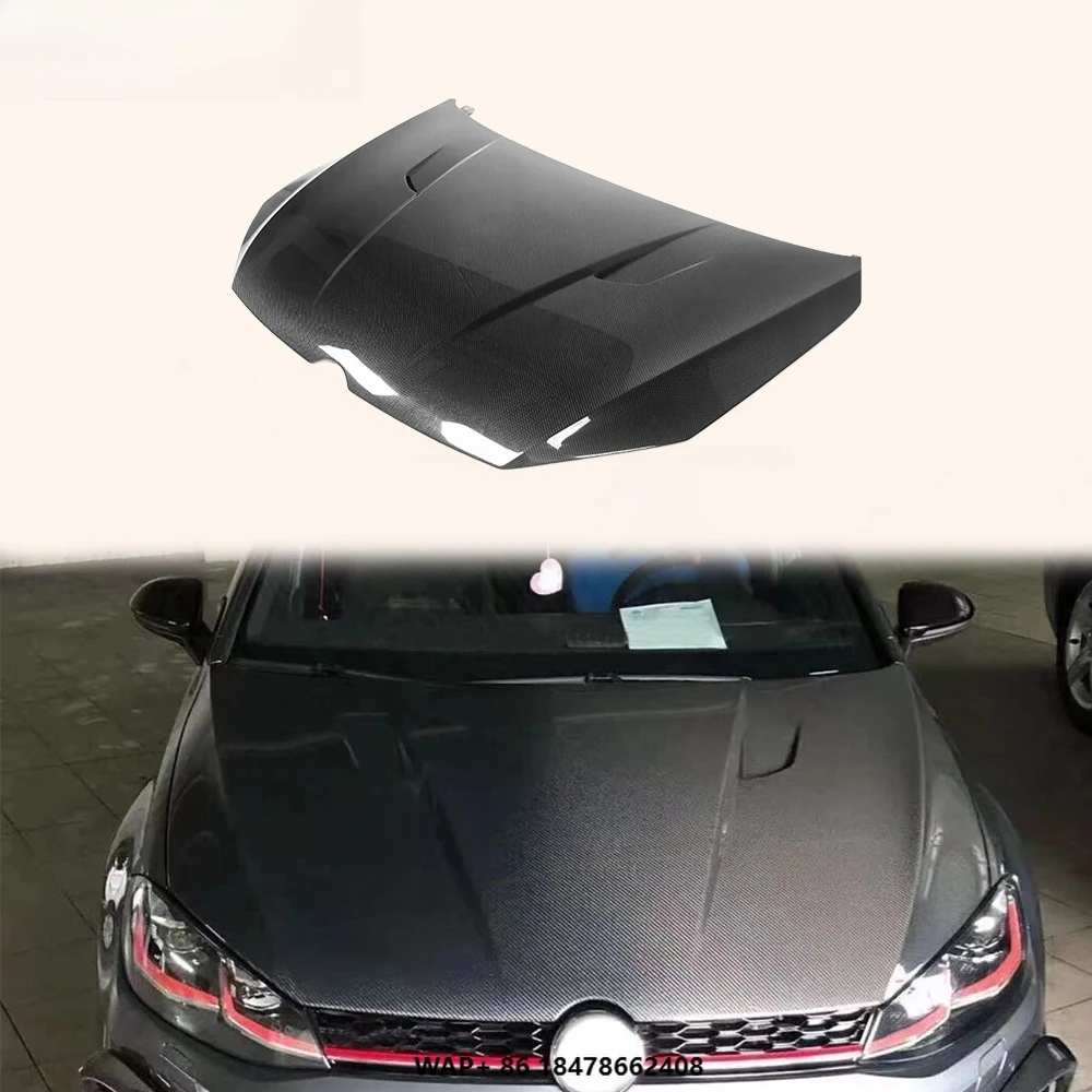 

For VW Golf 7 7.5 TSI GTI 5DR 12-20 Hatchback Carbon SB Style Front Vented Hood