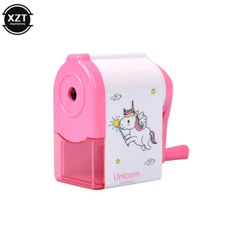 Pencil Knife Tools Cute Dolphin Rotary Pencil Sharpener Long Lasting Blade School Stationery Hand Crank Sharpeners for Childen