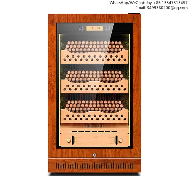 

400 pcs capacity wood finish mini humidor small size humidor