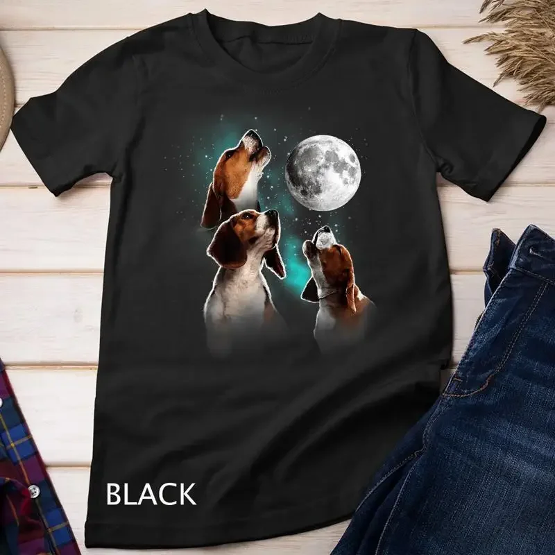 Beagle Shirt Beagle Howling At The Moon Beagle Lover T Shirt Unisex T shirt