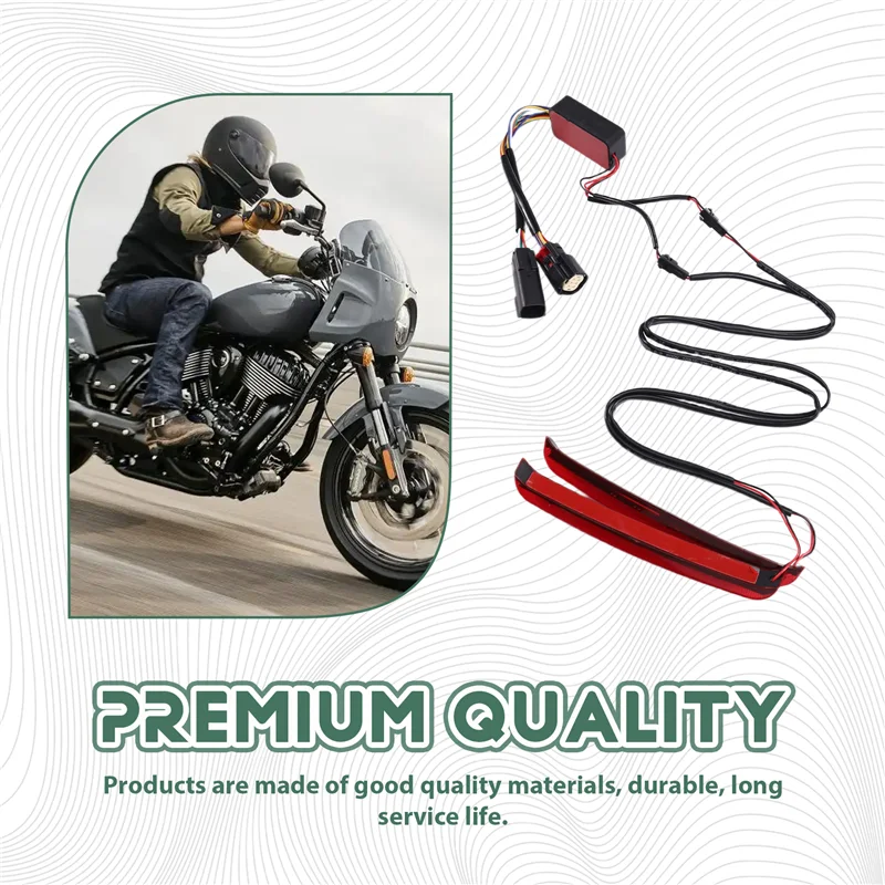 BB-دراجة نارية السرج ضوء LED بدوره إشارة ضوء الفرامل للتجول 2014-2023 نماذج