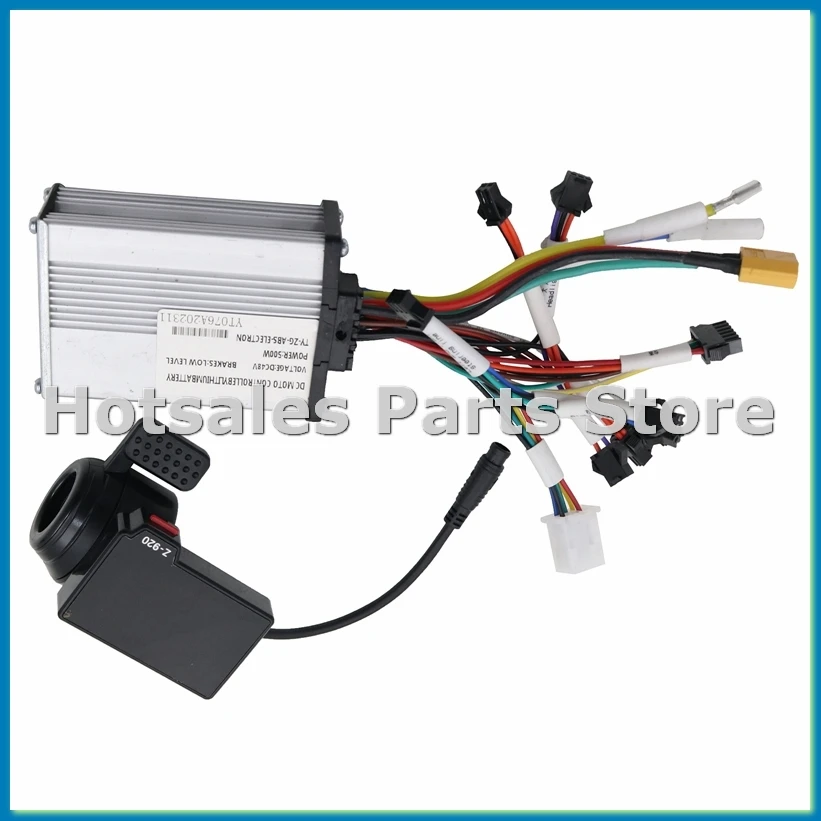 

48V 500W Brushless Controller+Z-920 LCD Accelerator for /PRO&CROSSER T4 Electric Scooter Repair Parts-BCBW