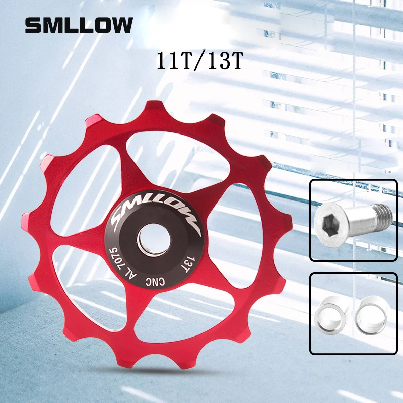 SMLLOW Bicycle Rear Derailleur Ceramic Bearing Pulley Jockey Wheel