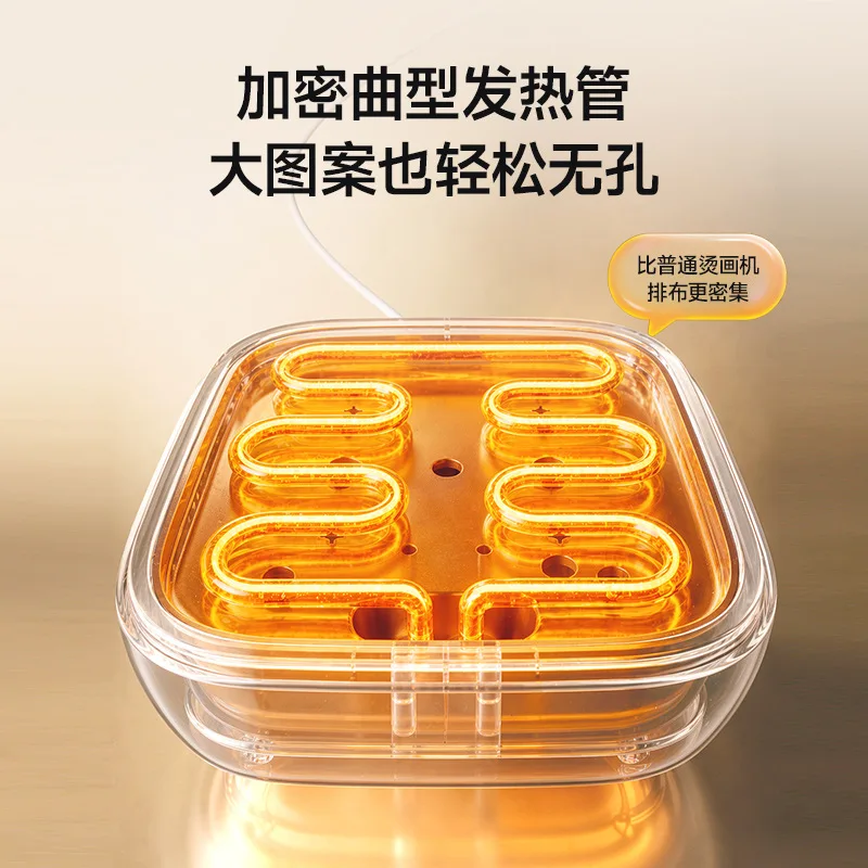 Hot press heat transfer machine quickly and evenly heats the sublimation temperature