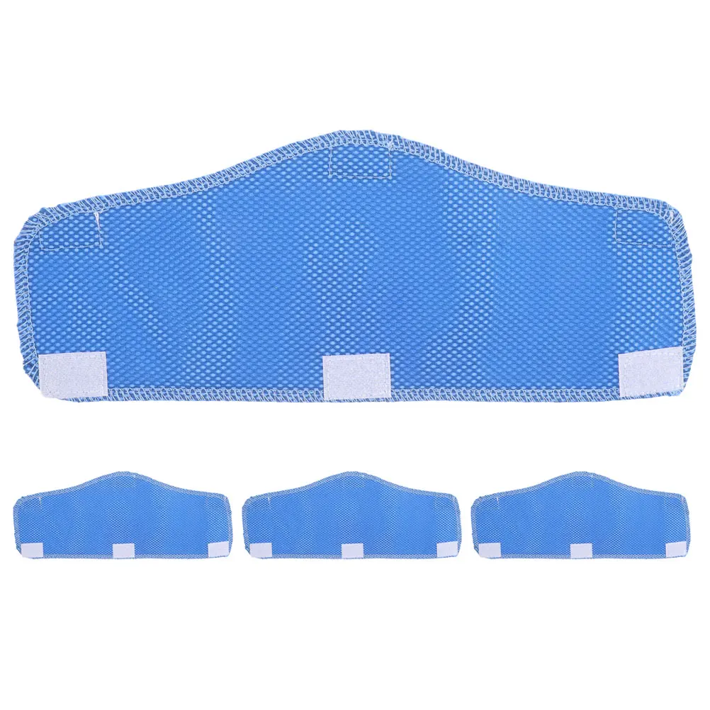 

4 Pcs Hard Hat Sweat-proof Ice Towel Liner Sweatband Liners Replacement Sky-blue Cooling Hardhat