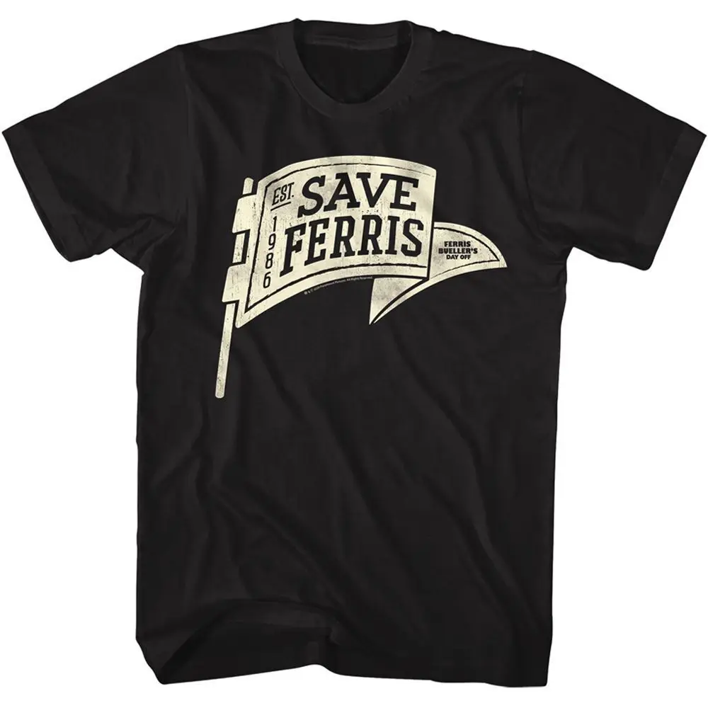 Ferris Beuller Save Pennant Movie T Shirt