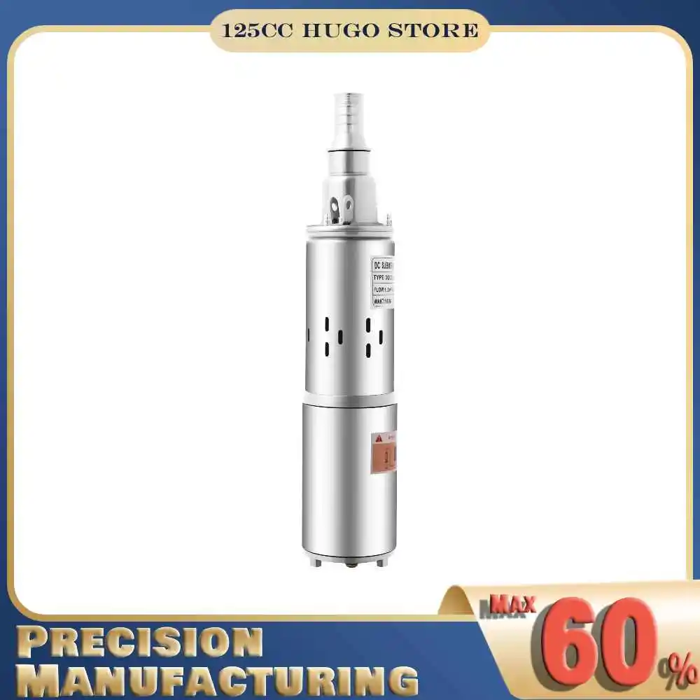 

Погружной солнечный насос 180 Вт, 12 В, напор 30 м, для глубоких скважин, устойчивый к коррозии