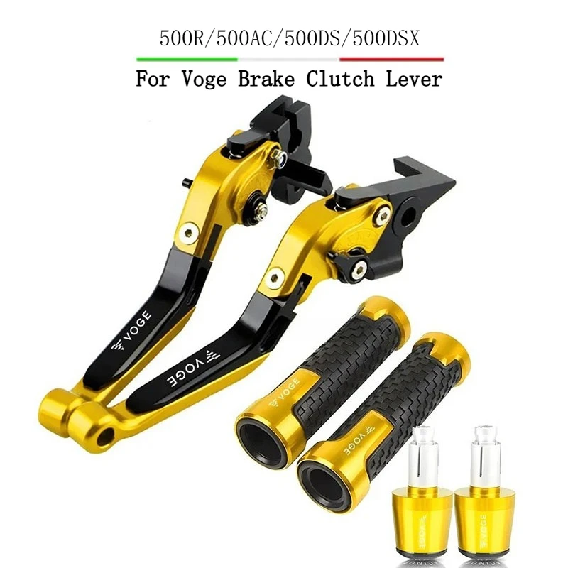 

For VOGE 500R/500AC/500DS/500DSX 2020-Present Motorcycle Accessories Aluminum Folding Extendable Clutch Lever Brake Lever Set