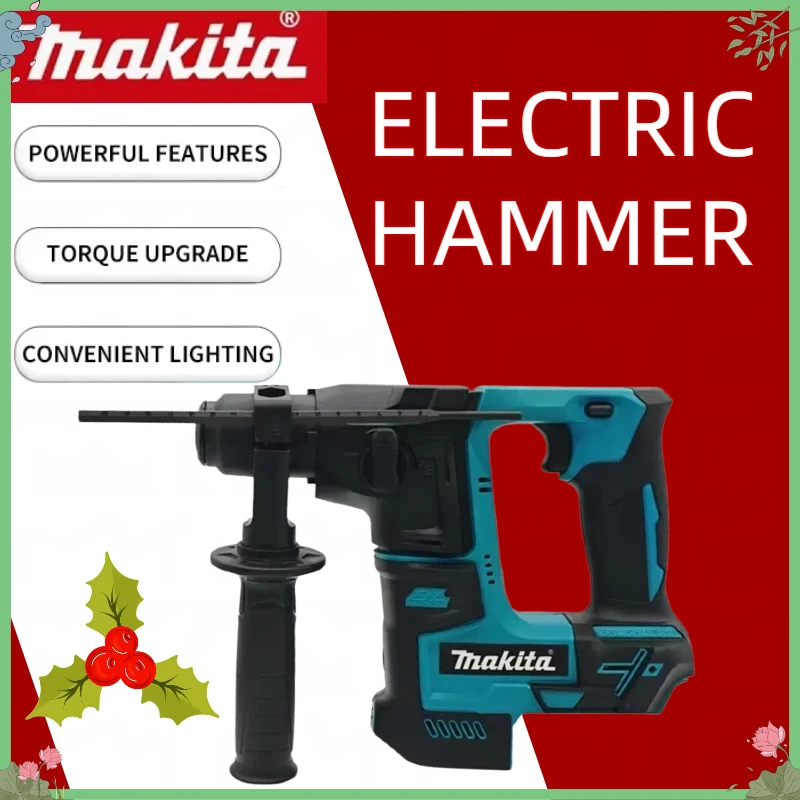 

Бесщеточный электрический перфоратор Makita для литиевых аккумуляторов 18В/20В, беспроводной перфоратор, электроинструмент (только инструмент)