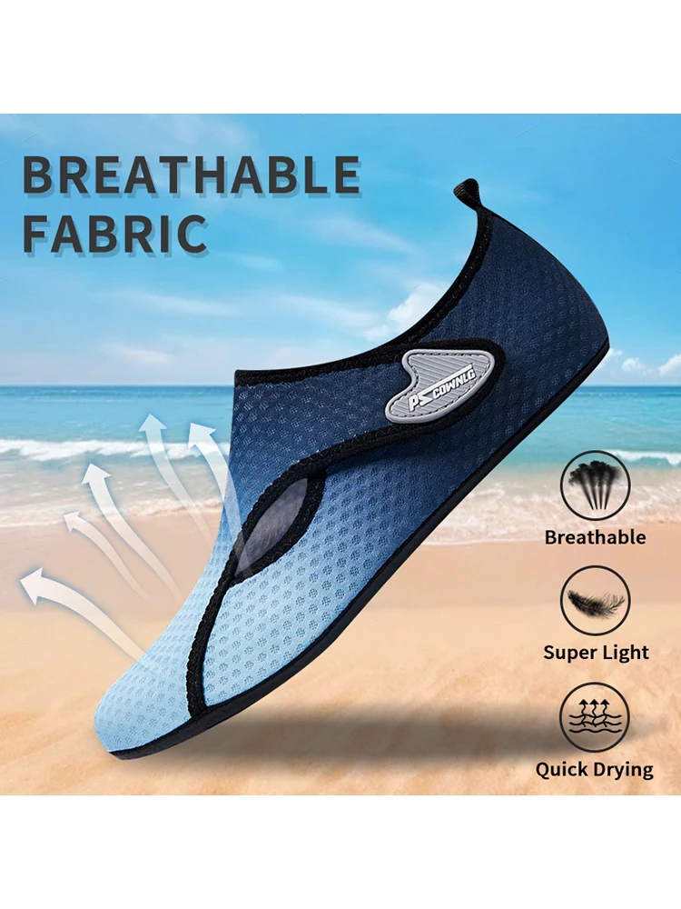 Chaussures de plongée femmes Aqua chaussures hommes plage natation Sport nautique chaussettes pieds nus Sneaker Fitness danse natation surf plongée en apnée chaussure