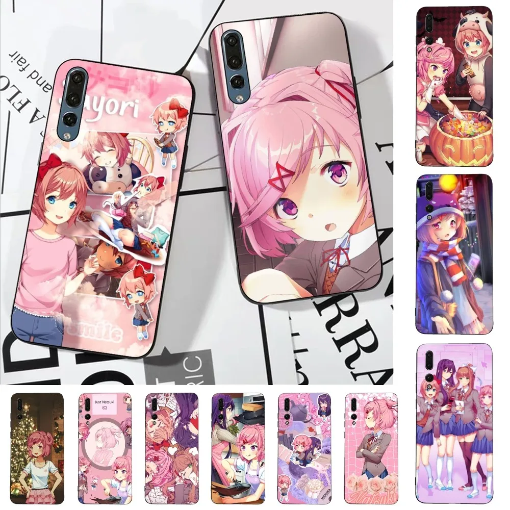 Game Kawai D-Doki Doki L-Literature Clubs Phone Case For Huawei P 8 9 10 20 30 40 50 Pro Lite Psmart Honor 10 Lite 70 Mate