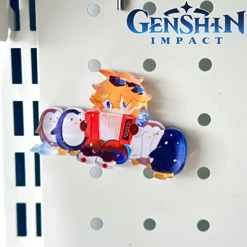 

Игровая фигурка Genshin Impact: Тартаглия, акриловая подставка-магнит на холодильник, кавайный аксессуар для косплея