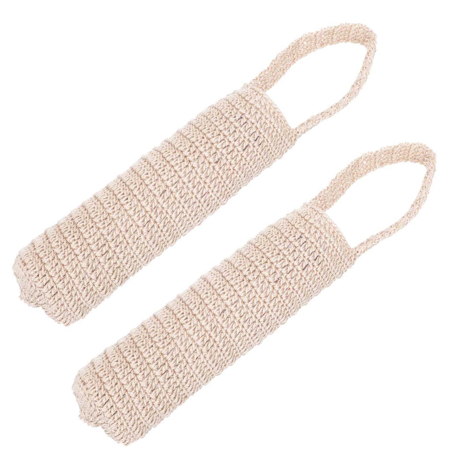 

2pcs Weaving Water Bottle Carrier Cotton Portable Sleeve Outdoor Use Lightweight Durable Cover Kitchen Bar Accessories