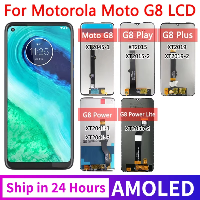 OEM For Motorola Moto G8 Play G8 Plus G8 Power Lite LCD Display Touch Screen Digitizer Assembly For Moto G8 G8Power Display